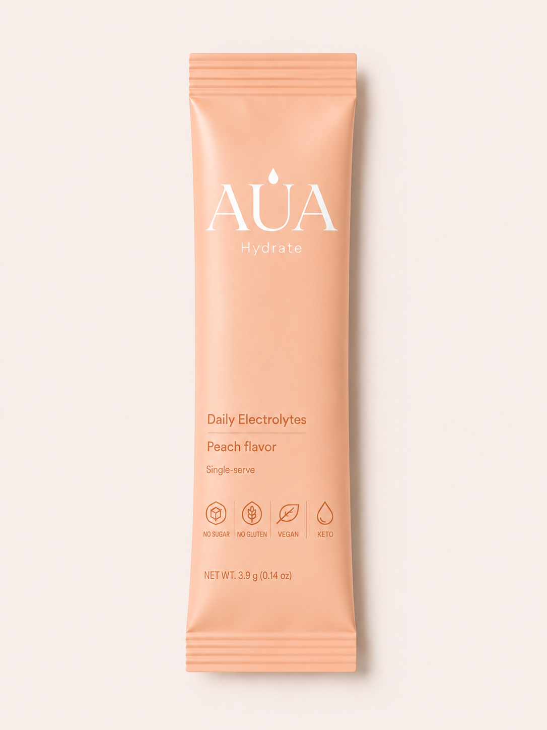 AUA Hydrate Pêche — stick face